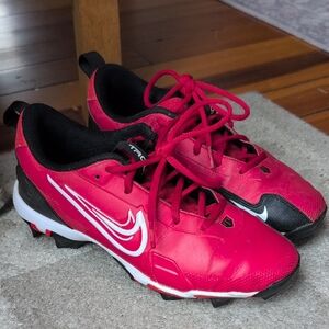 Nike Red FastFlex Cleats with White Swoosh